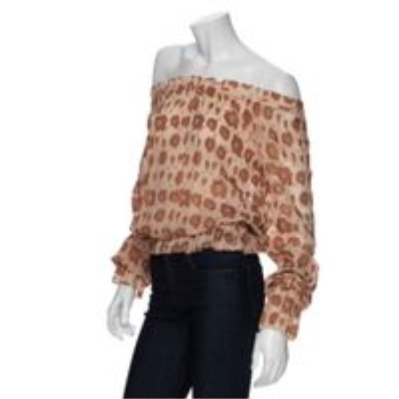 Rachel Zoe Off Shoulder Floral Blouse - Picture 4 of 8